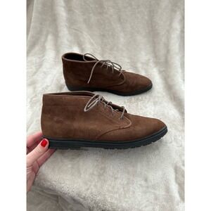 Vintage Ked’s Brown Suede Lace Up Booties Size 7.5